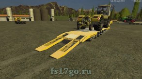 Мод «Low Loader with MB Arocs» для Farming Simulator 2017