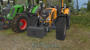 Противовесы «Fendt Weights Pack» для Farming Simulator 2017