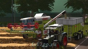 Комбайн «Claas Mega Pack» для Farming Simulator 2017