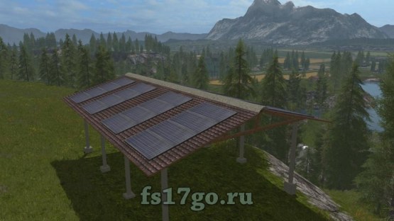 Мод «Навес - Solar Shed» для Farming Simulator 2017
