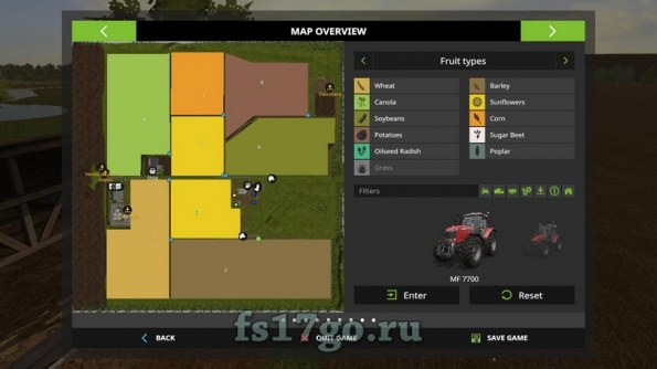 Карта «Fazenda Pinheiro Alto» для Farming Simulator 2017
