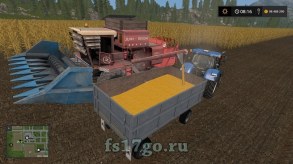 Мод прицеп «AUTOSAN D47 X 3» для Фермер Симулятор 2017
