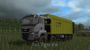 Мод «MAN TGS Fliegl 8x8» для Farming Simulator 2017