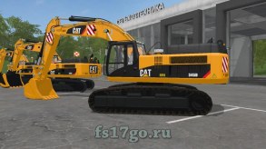 Мод «Caterpillar 345D Pack» для Farming Simulator 2017