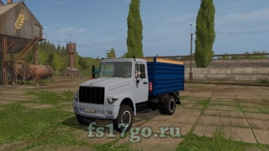 Мод «Газ-3309 Добрыня и Саз-83173» для Farming Simulator 2017