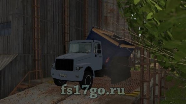 Мод «Газ-3309 Добрыня и Саз-83173» для Farming Simulator 2017