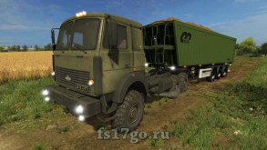Мод тягача «МАЗ-6317» для Farming Simulator 2017