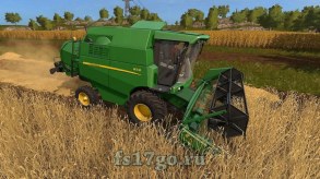 Мод комбайн «John Deere W330» для Farming Simulator 2017