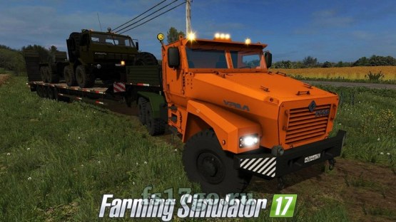 Мод тягач Урал-63099 «Тайфун» для Farming Simulator 2017