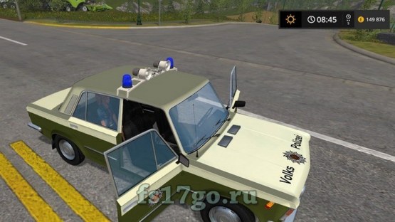 Мод авто «Lada Volkspolizei» для Farming Simulator 2017