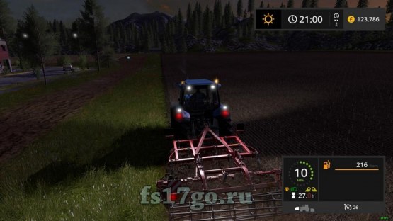 Мод Скрипт «Light Hud Addon» для Farming Simulator 2017