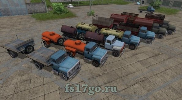 Мод Пак «ГАЗ-52 и 53 edit» для Farming Simulator 2017