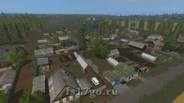 Карта «Новосветловка» для игры Farming Simulator 2017