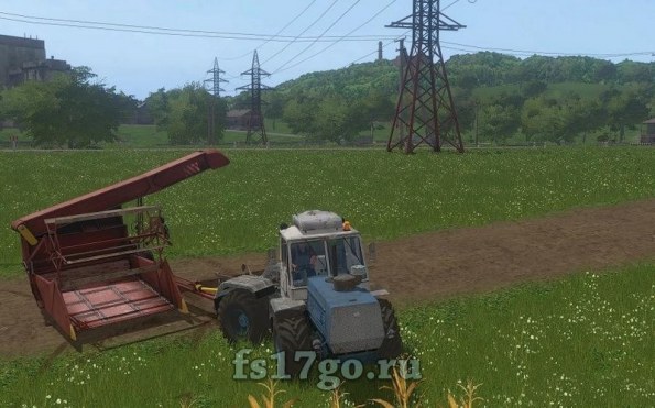 Прицепной комбайн «KCC-2.6» для Farming Simulator 2017