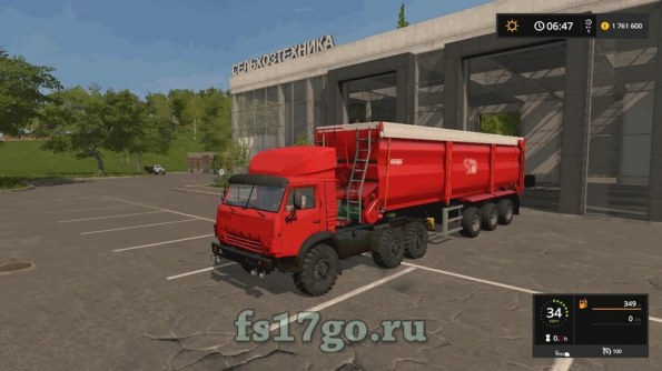 Мод «КамАз-4310 6х6 MR Edit» для Farming Simulator 2017