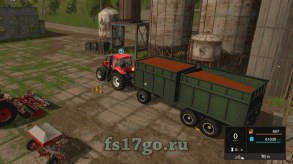 Мод прицепа «ПТС 12» для игры Farming Simulator 2017