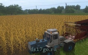 Прицепной комбайн «KCC-2.6» для Farming Simulator 2017