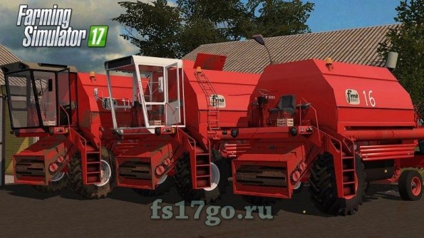Комбайн «Bizon Gigant Z083» для Farming Simulator 2017