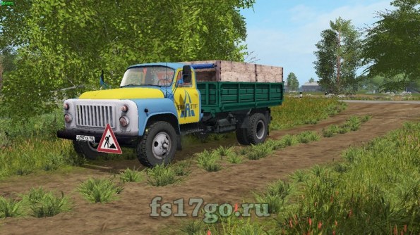 Мод «ГАЗ-53 Yellow cab» для Farming Simulator 2017