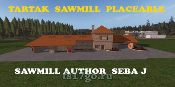 Мод «Tartak SawMill Seba J - Производство поддонов» для FS 2017