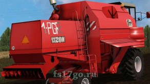 Комбайн «Bizon Gigant Z083» для Farming Simulator 2017