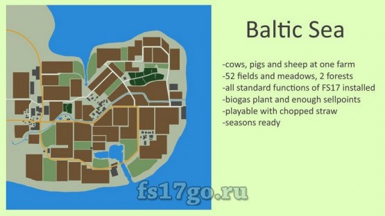 Карта «Baltic Sea» для Farming Simulator 2017