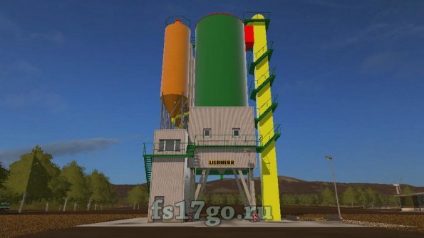 Мод «Construction Sites Silo Placeable» для Farming Simulator 2017