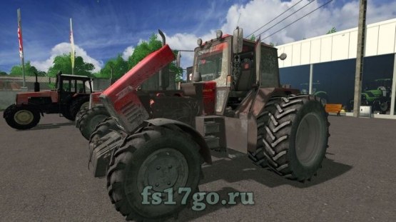 Мод старый «МТЗ-1221 Красный» для Farming Simulator 2017