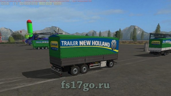 Мод «Trailer New Holland Krone UAL» для Farming Simulator 2017