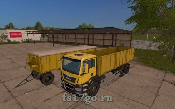 Мод «Man TGS Зерновоз» для Farming Simulator 2017