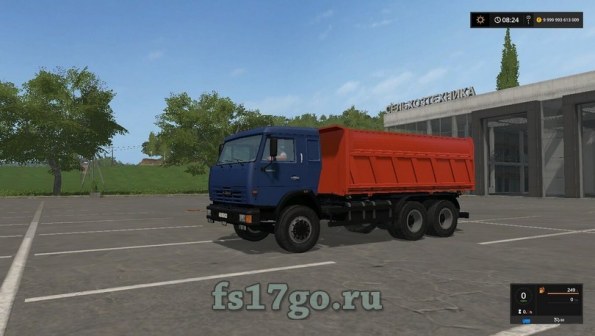 Мод грузовик «Камаз-65115» для Фарминг Сиулятор 2017