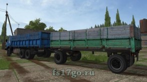 Мод «Камаз-53212 и прицеп» для Farming Simulator 2017