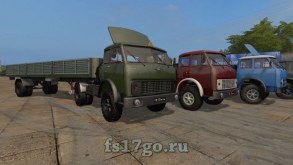 Мод «МАЗ-504 и полуприцеп МАЗ-9380» для FS 2017
