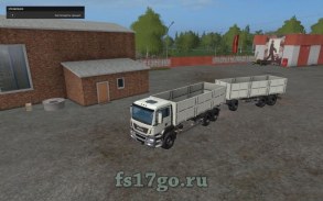 Мод «MAN Универсал и прицеп» для Farming Simulator 2017