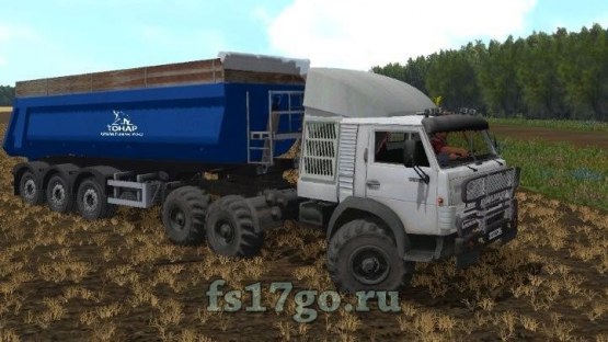 Мод «Камаз-4310 Turbo MR» для Farming Simulator 2017