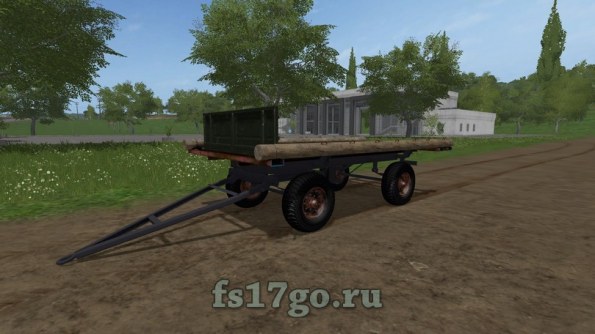 Мод прицеп «ПТС платформа» для Farming Simulator 2017