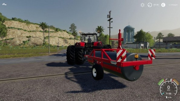 Мод «Meadow Roller Vario by Stevie» для Farming Simulator 2019