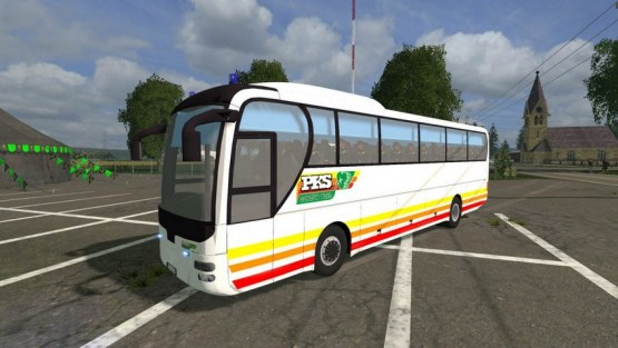 Мод автобус «MAN Lions Coach» для Farming Simulator 2017