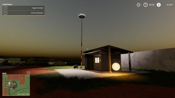 Мод «Large Farm Lights with Shadows» для Farming Simulator 2019