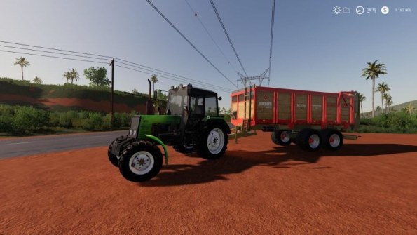Мод трактор «МТЗ-1025» для игры FS 2019