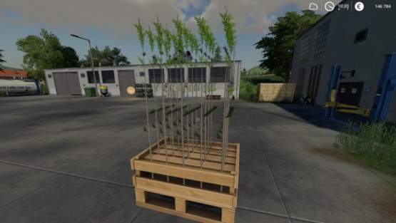 Мод «treeSaplingPallet» для Farming Simulator 2019