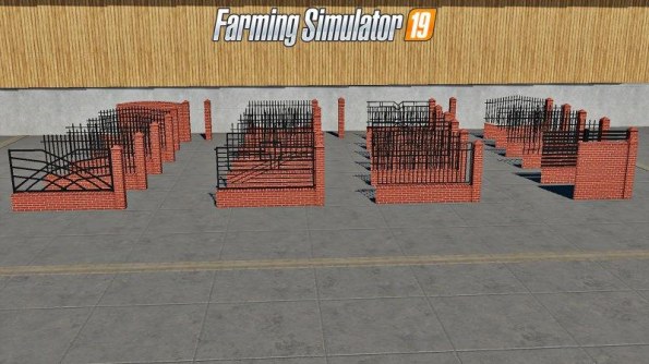 Мод «Placeable Fences and Post Pack 2» для Farming Simulator 2019