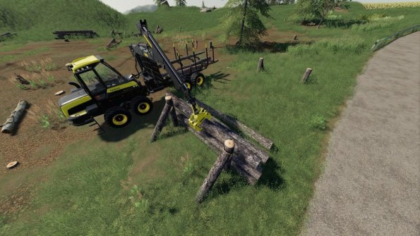 Мод «Wooden Support / Storage» для Farming Simulator 2019