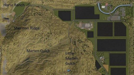 Карта «Black Mountain Montana» для Farming Simulator 2019