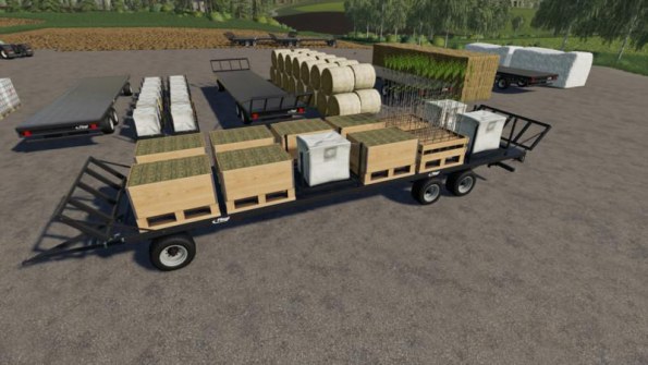 Мод «Fliegl DPW 180 с Автозагрузкой» для Farming Simulator 2019