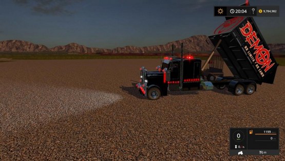 Мод «Peterbilt Dump Demon» для Farming Simulator 2017