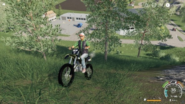 Мод мотоцикл «KTM Dirtbike» для Farming Simulator 2019