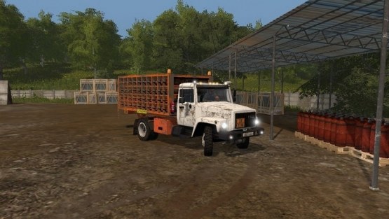Мод «ГАЗ-3309-1017» для Farming Simulator 2017