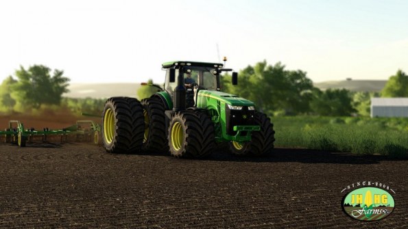 Мод «John Deere 8R US Series» для Farming Simulator 2019