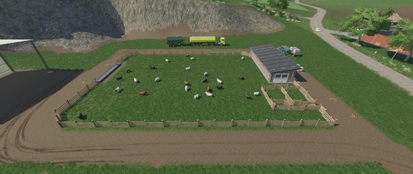 Мод «Большое пастбище для овец» на Farming Simulator 2019
